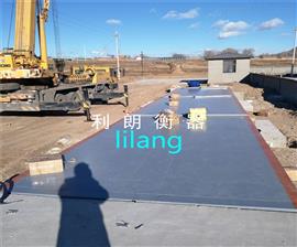攀枝花工地安裝120噸*數(shù)字汽車衡