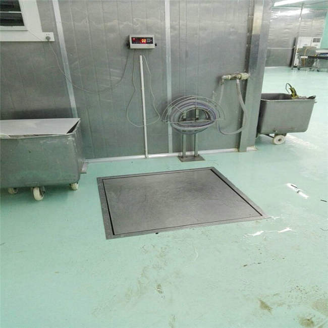 重慶3噸不銹鋼電子平臺(tái)秤1.2x1.5米規(guī)格免安裝地磅