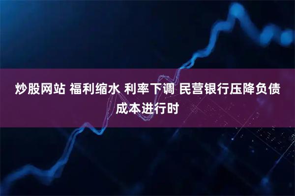 炒股网站 福利缩水 利率下调 民营银行压降负债成本进行时